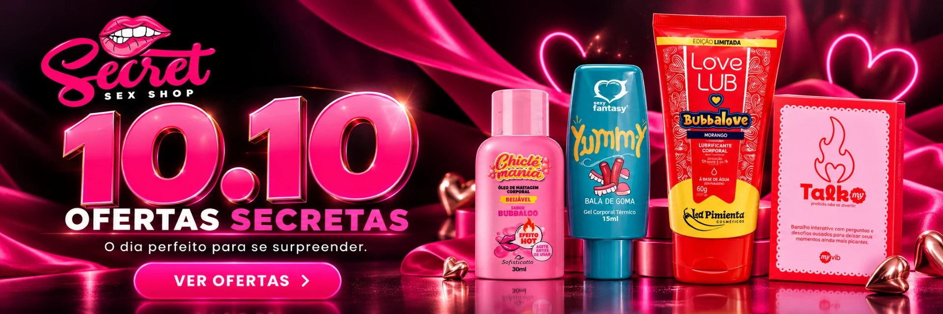Campanha promocional Secret Sex Shop
