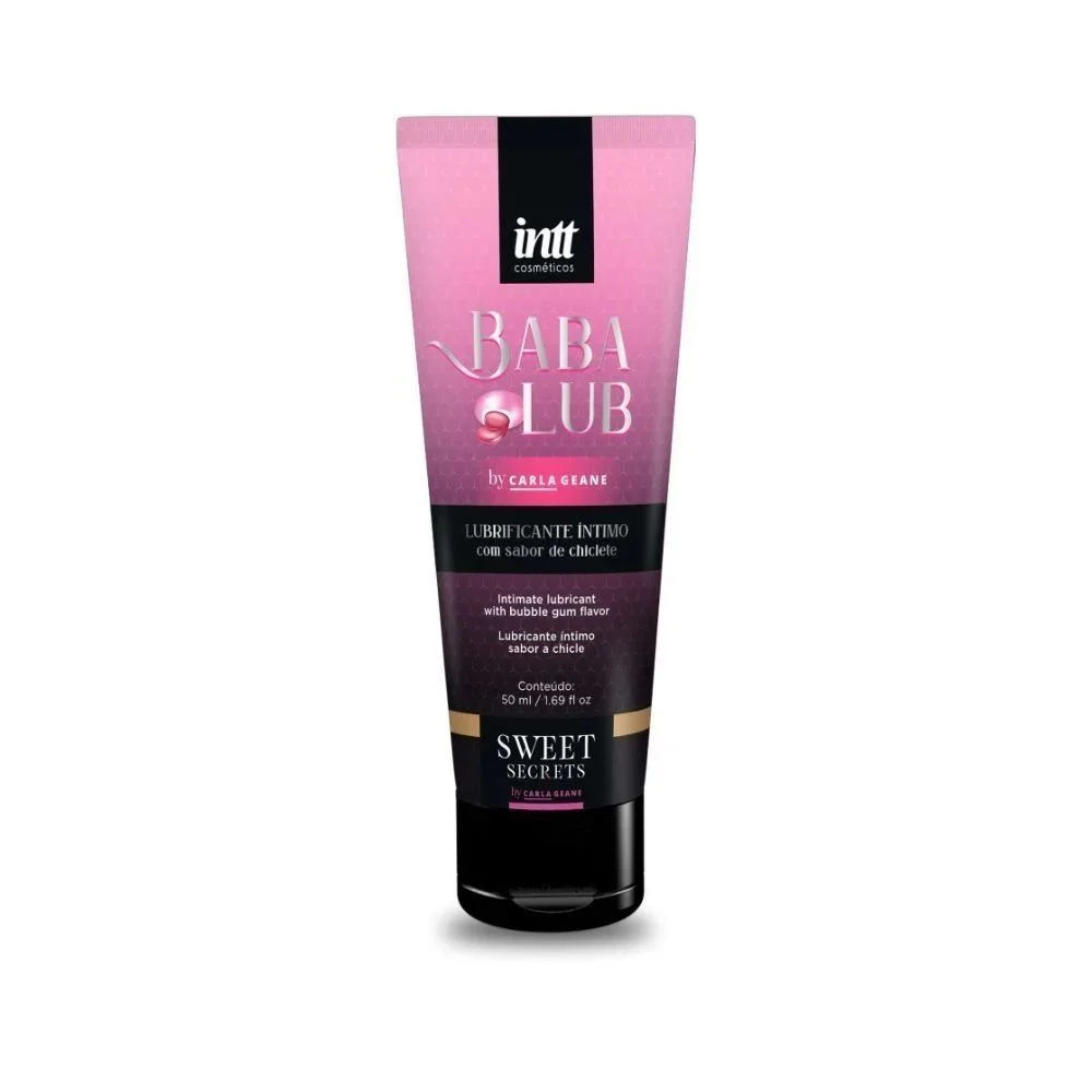 BABA LUB LUBRIFICANTE BEIJÁVEL À BASE D'ÁGUA 50ML LINHA SWEET SECRETS INTT
