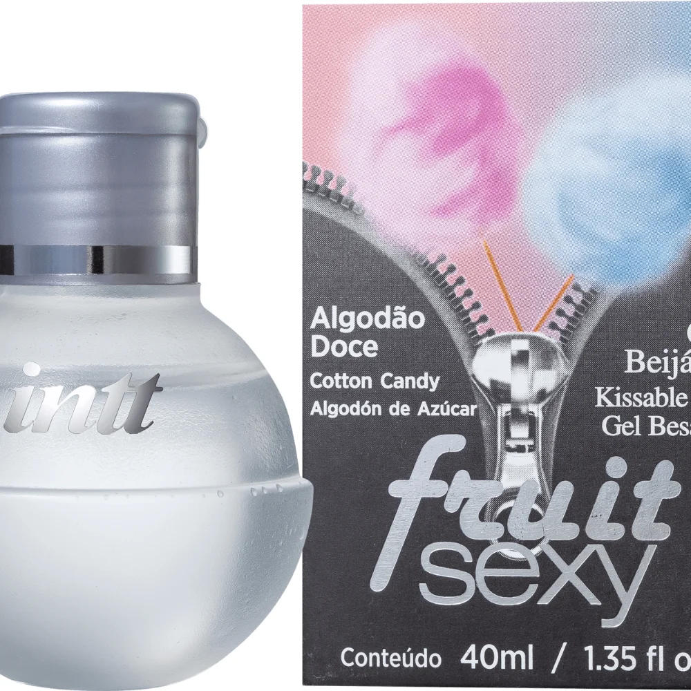 FRUIT SEXY GEL BEIJÁVEL SABOR ALGODÃO DOCE 40ML INTT