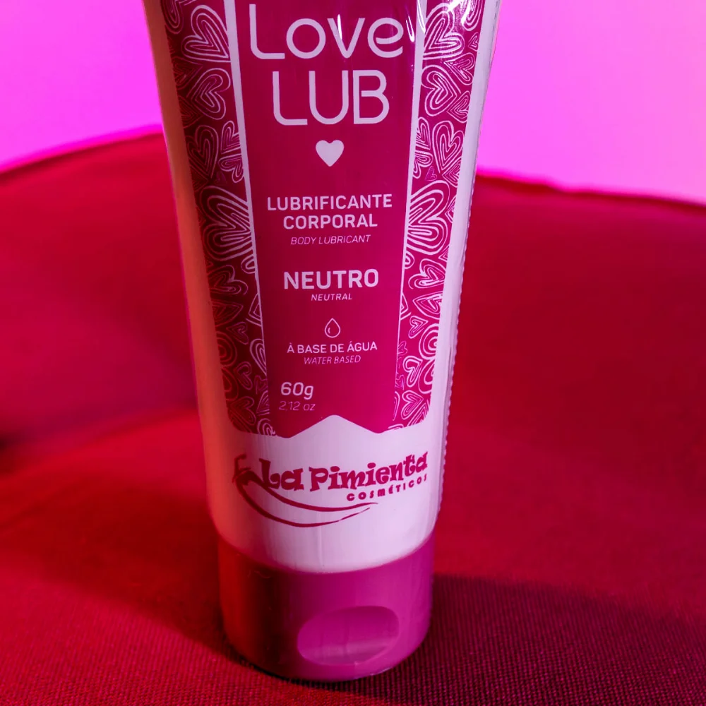LOVE LUB LUBRIFICANTE CORPORAL NEUTRO BASE D'ÁGUA 60G LA PIMIENTA