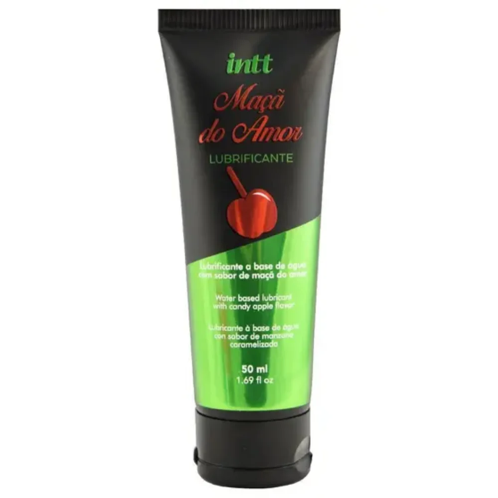 LUBRIFICANTE A BASE DE ÁGUA SABOR MAÇÃ DO AMOR 50ML INTT