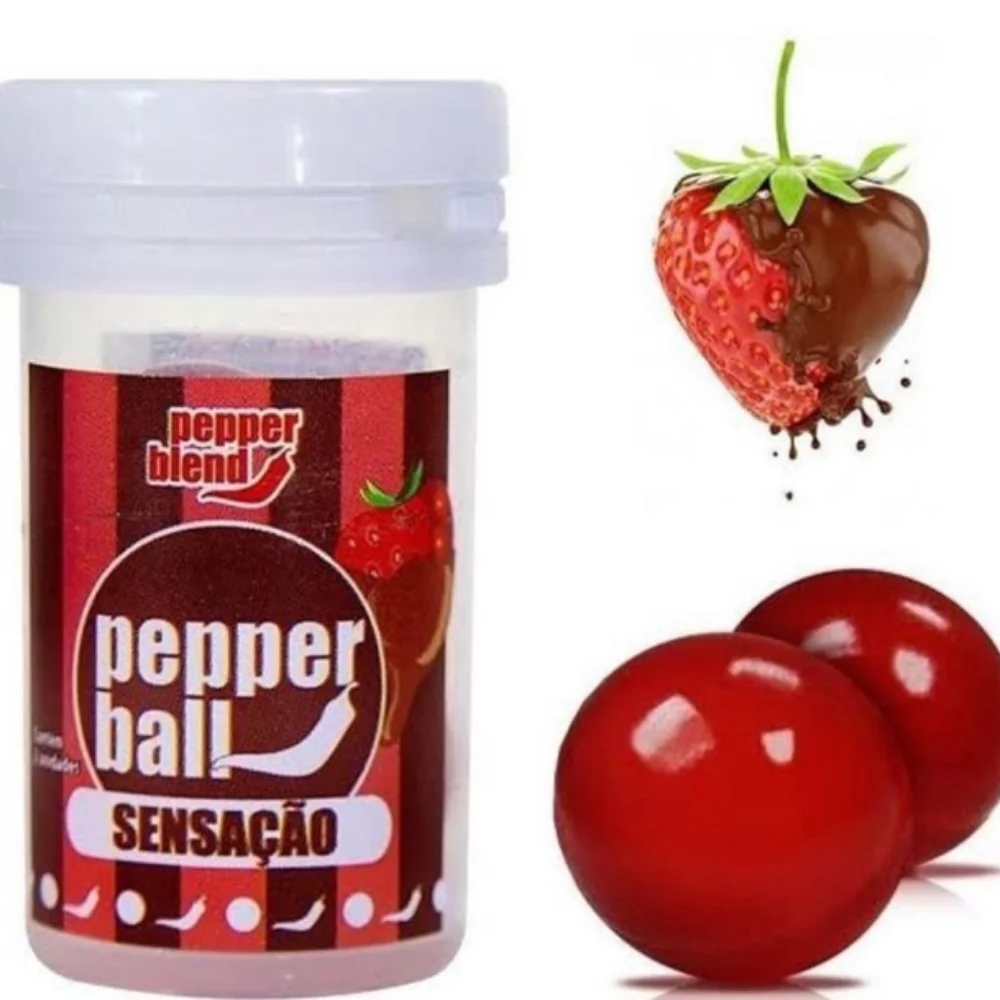 PEPPER BALL BOLINHA EXPLOSIVA SABOROSA COM 2 UNIDADES