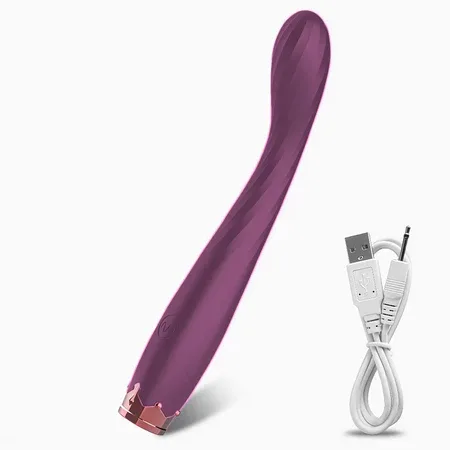 Vibrador Portátil De Ponto G Duplo Para Mulheres , Brinquedo Silencioso De Massagem De Prazer De Alta Frequência